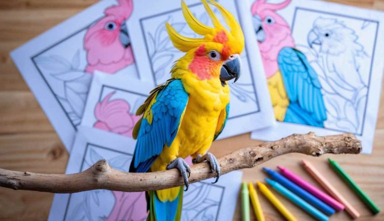 cockatoo coloring pages