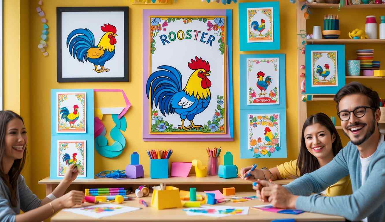 rooster coloring pages