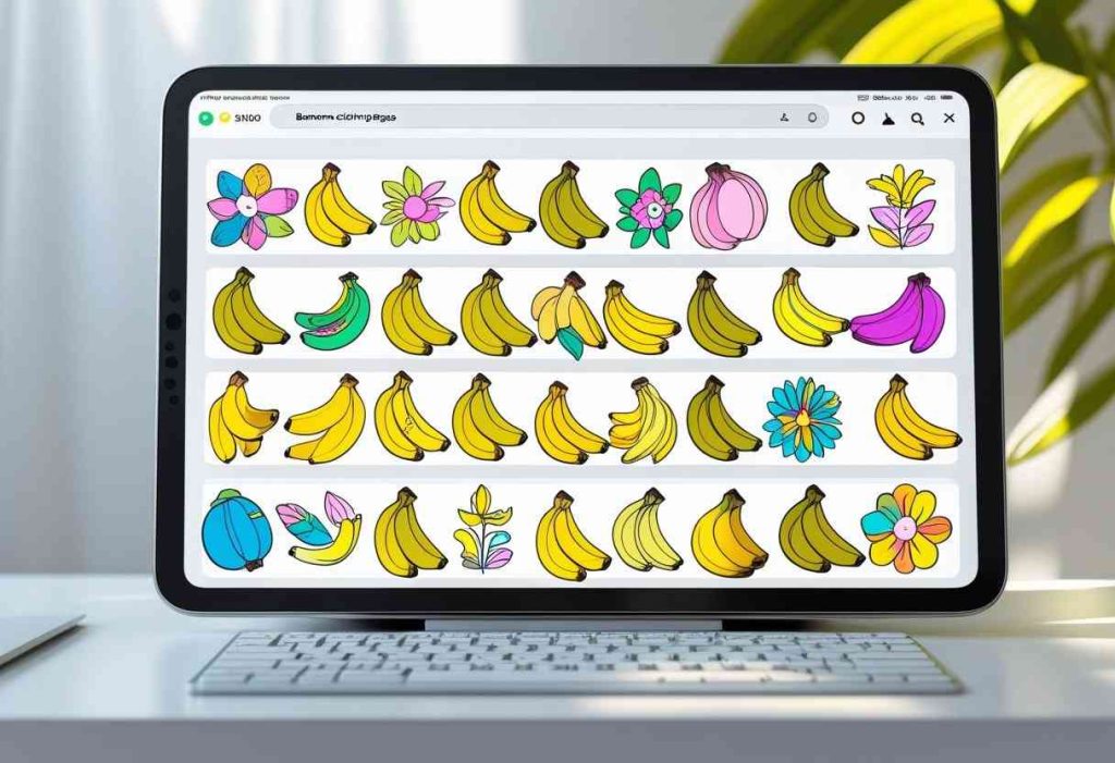 banana coloring pages printable