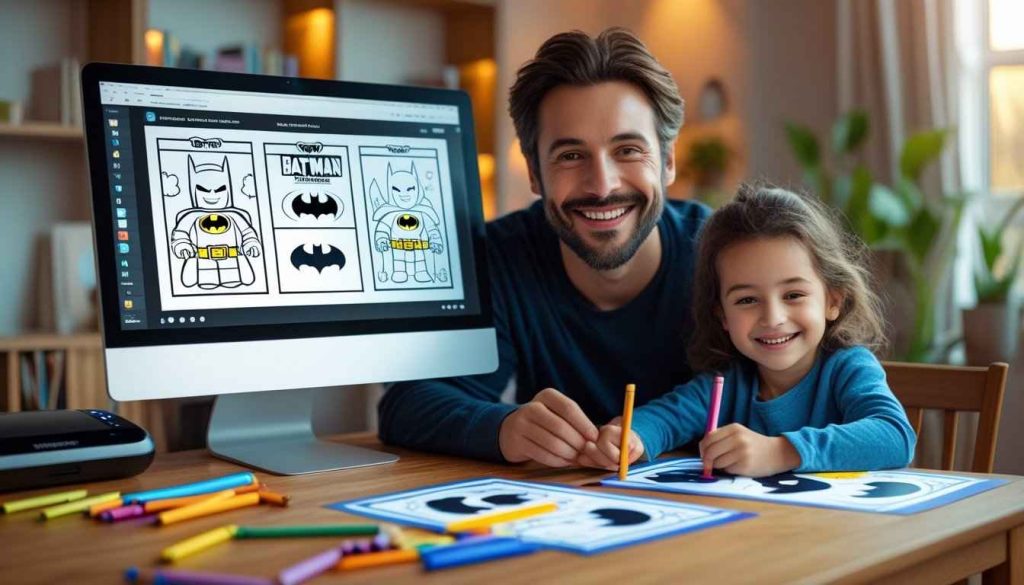 batman coloring pages free printable