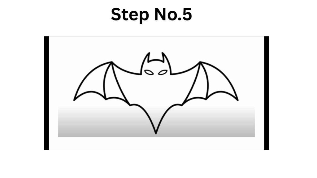 How to Draw a Bat-Step No.5