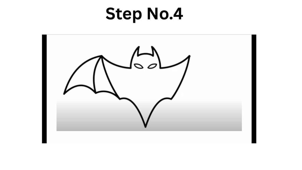 How to Draw a Bat-Step No.4