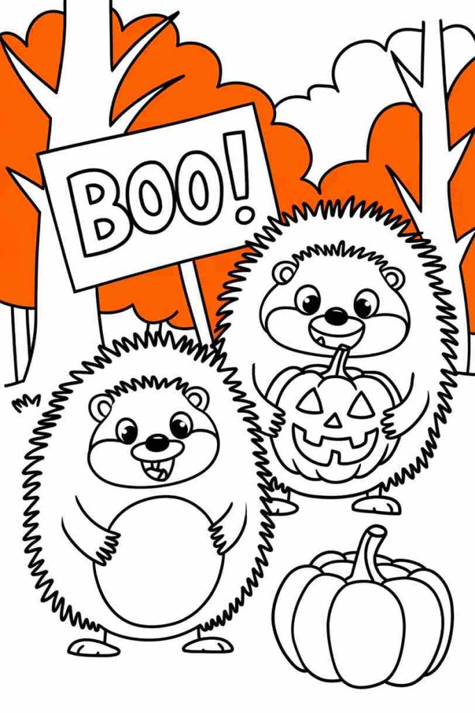fall coloring pages for adults printable free