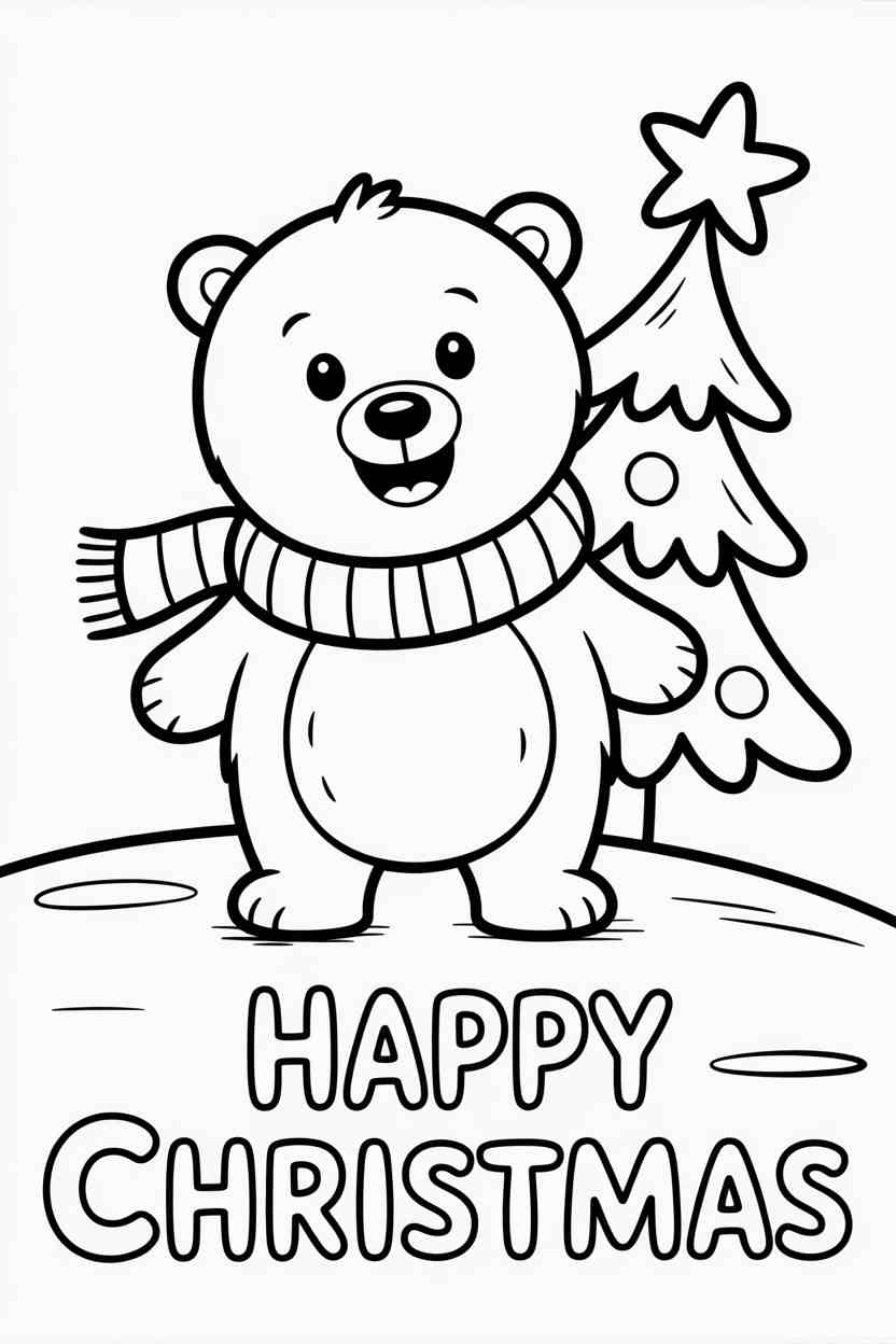 cozy christmas coloring pages free
