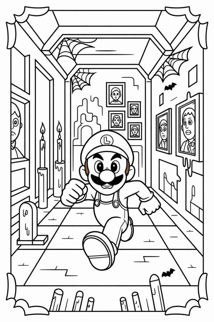 mario and luigi coloring pictures