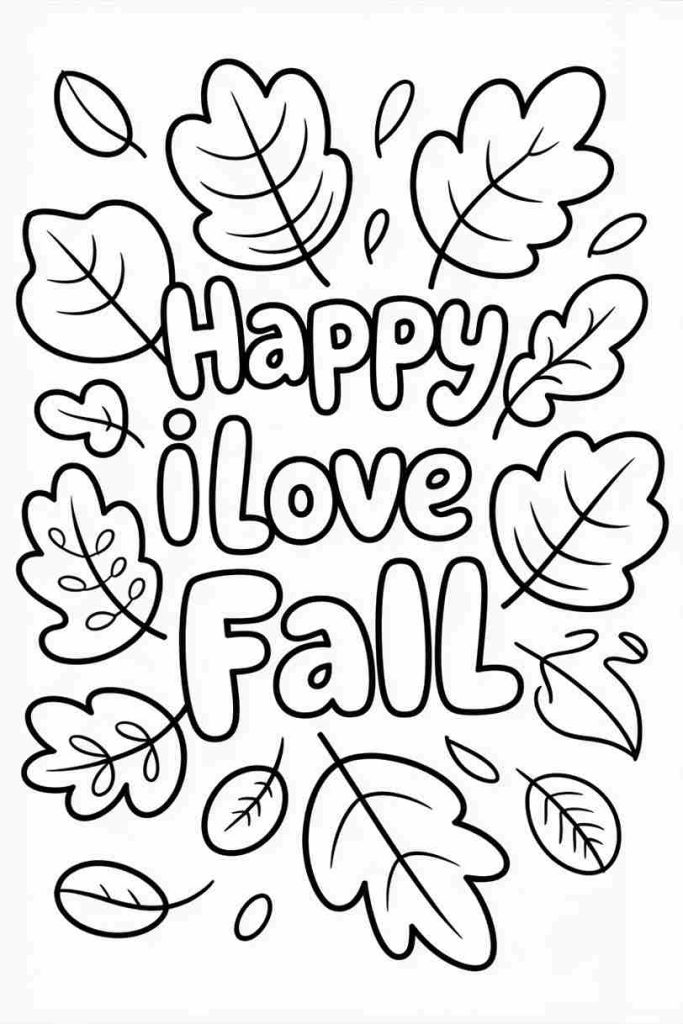 fall coloring pages for adults printable free