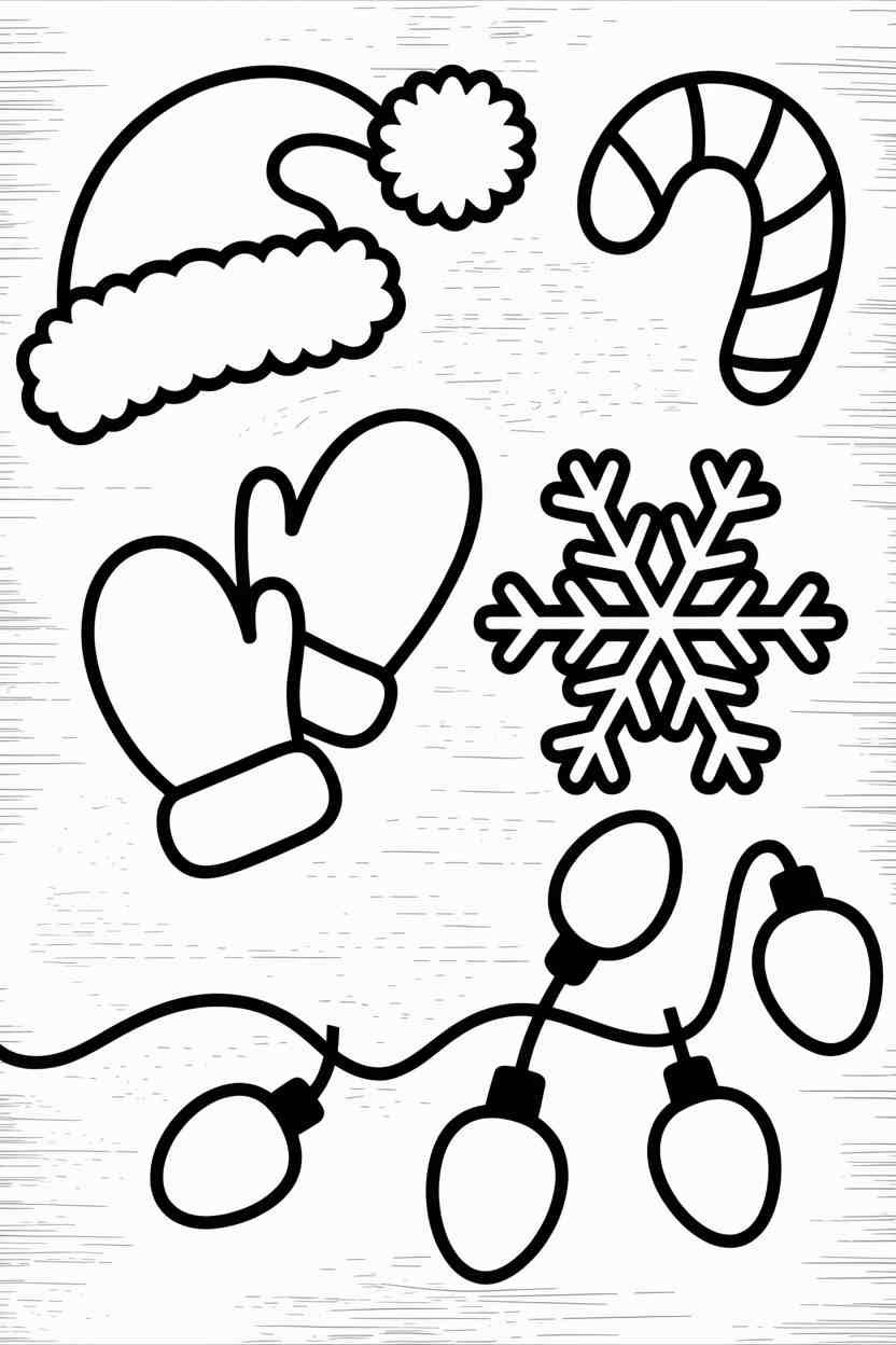 cute cozy christmas coloring pages