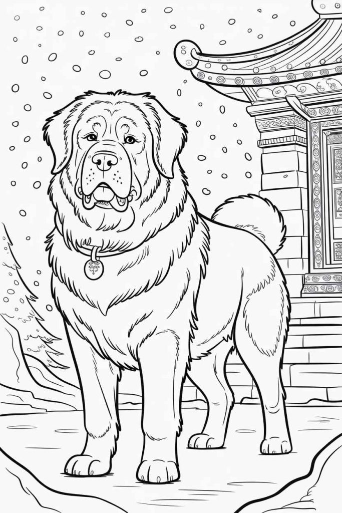 winter wonderland coloring pages