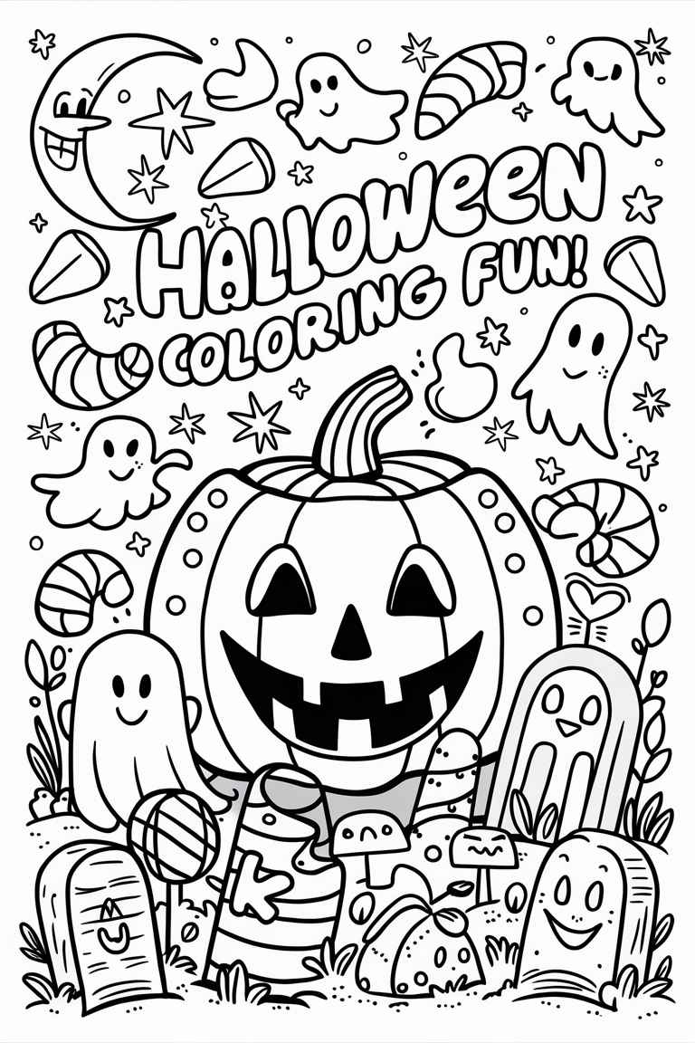 jack o lantern coloring pages pdf