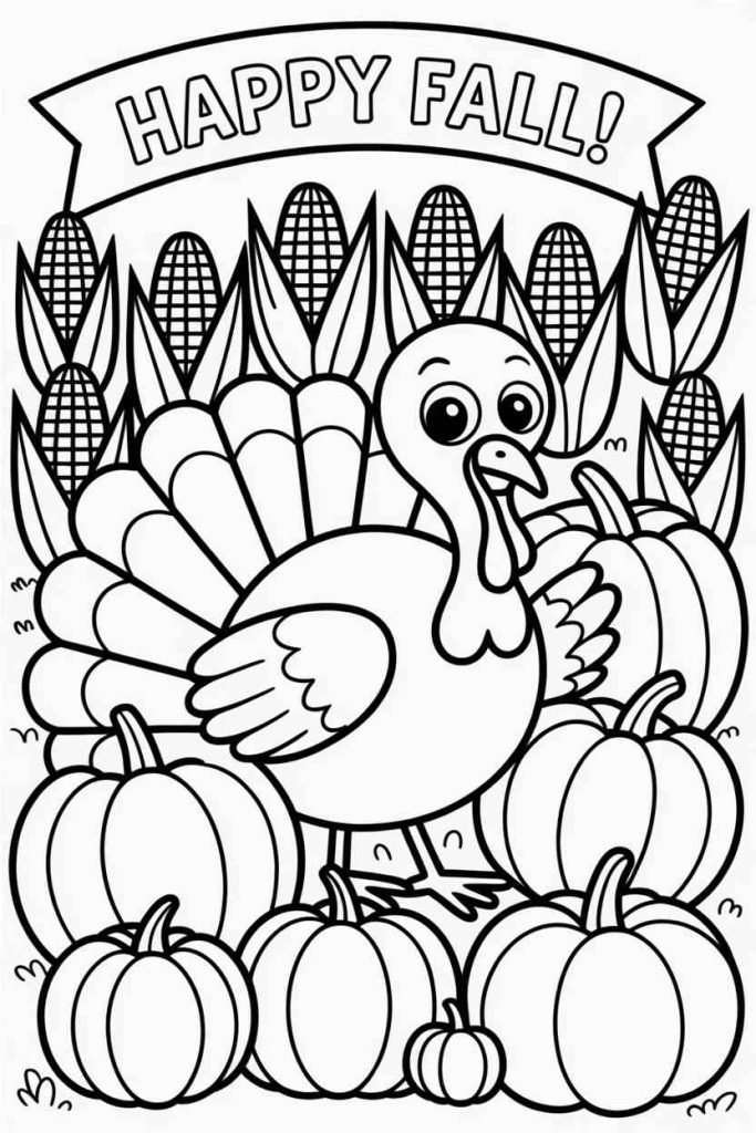 free printable coloring fall pages