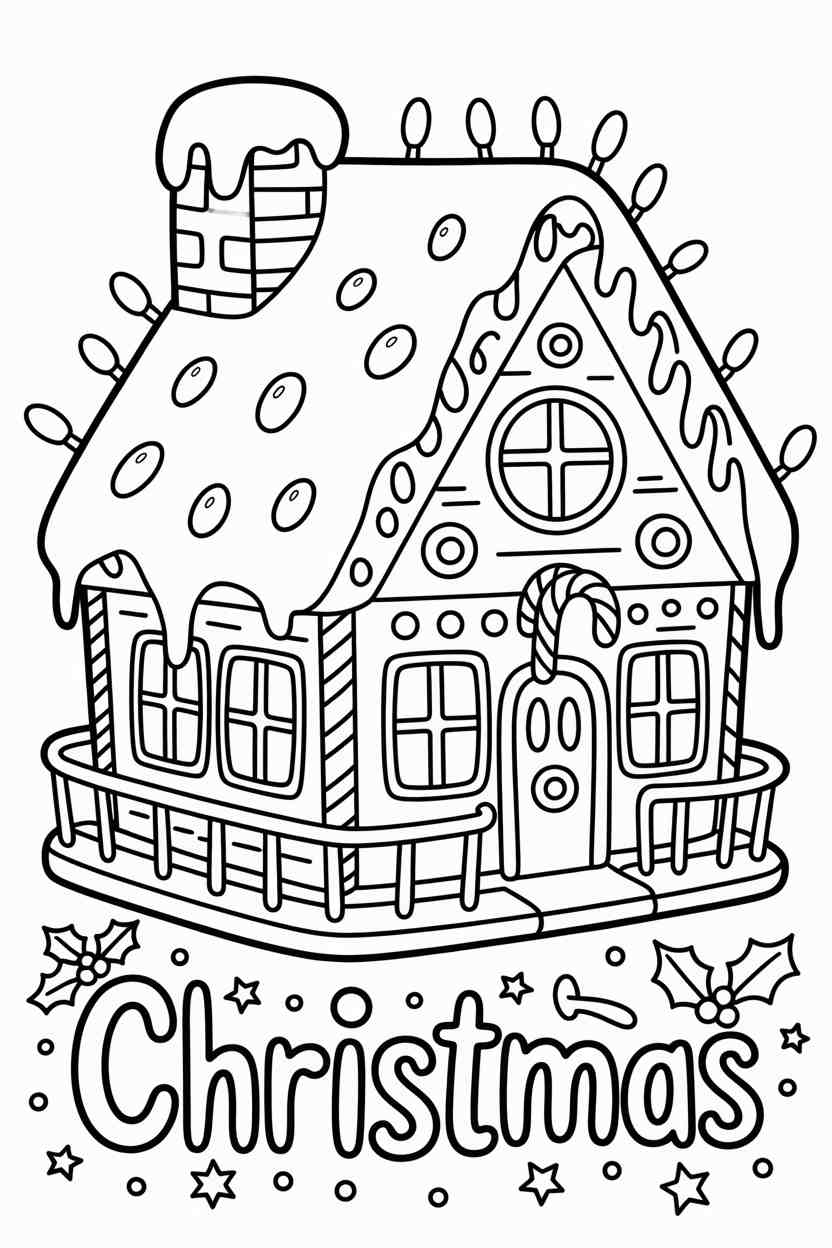 cozy christmas coloring pages for adults