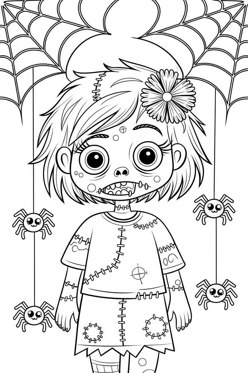 zombie vs plants coloring pages