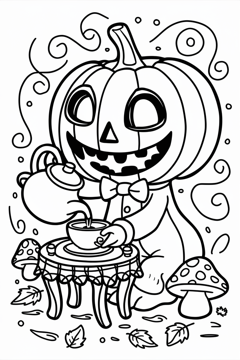 jack o lantern coloring page printable
