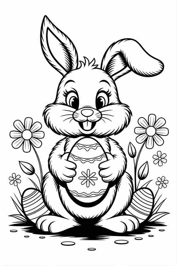 easter coloring pages for adults free download