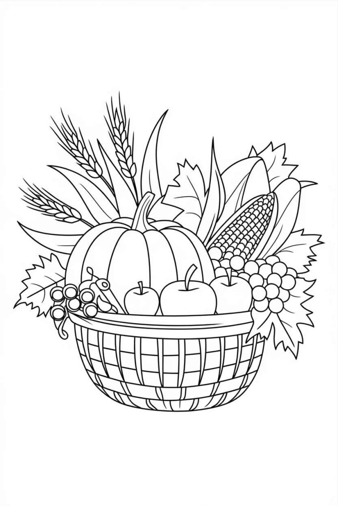 autumn coloring pages for adults free