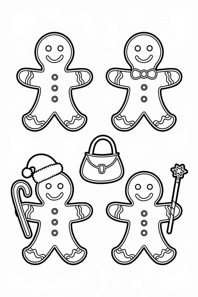 gingerbread man coloring pages free printable