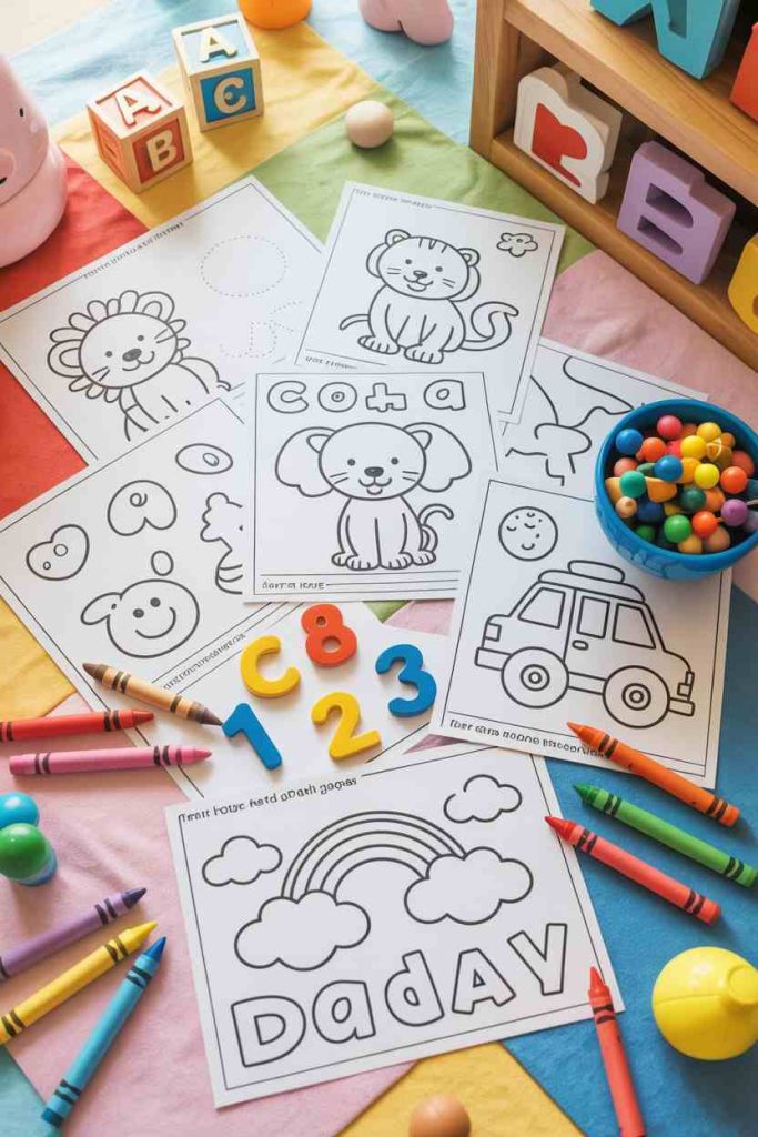 coloring pages for toddlers