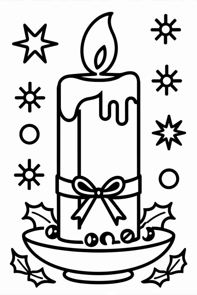 December Coloring Pages
