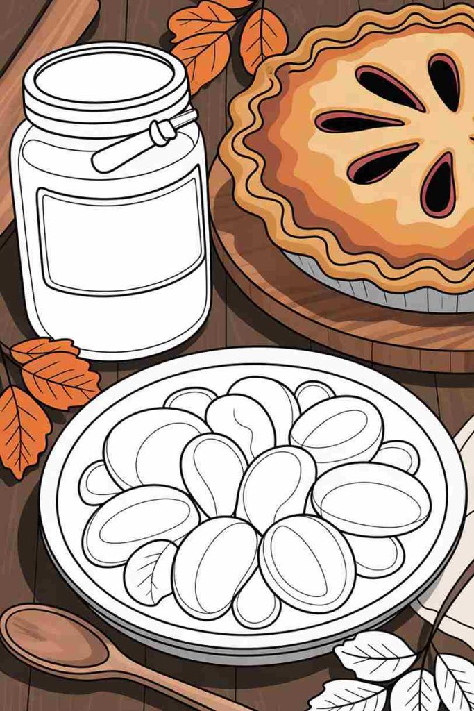 fall coloring pages for adults printable