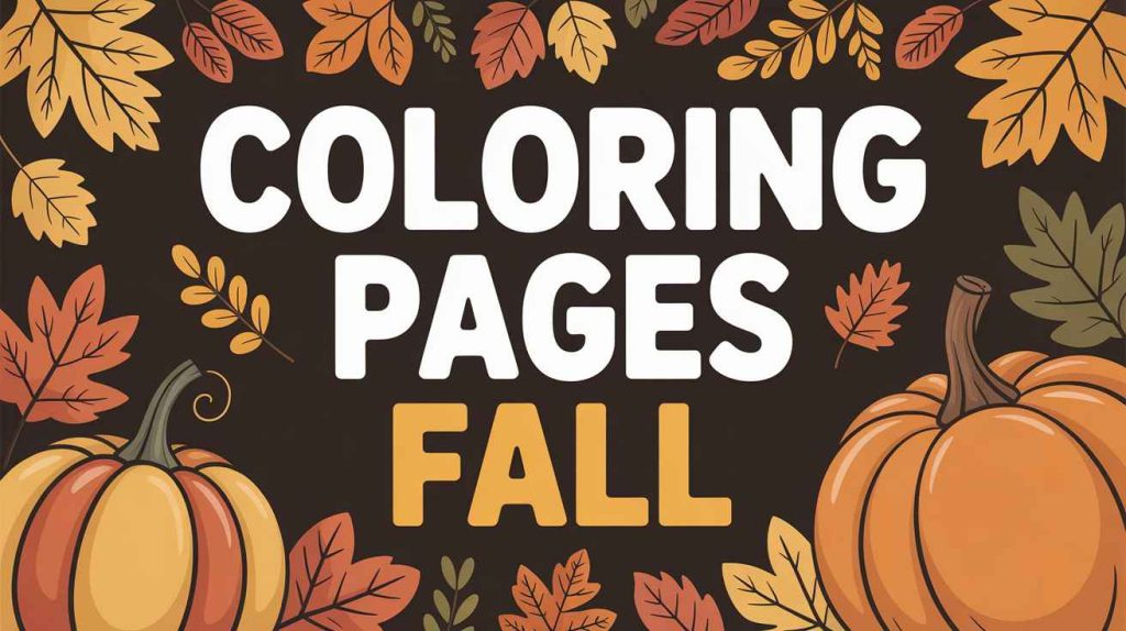 coloring pages fall