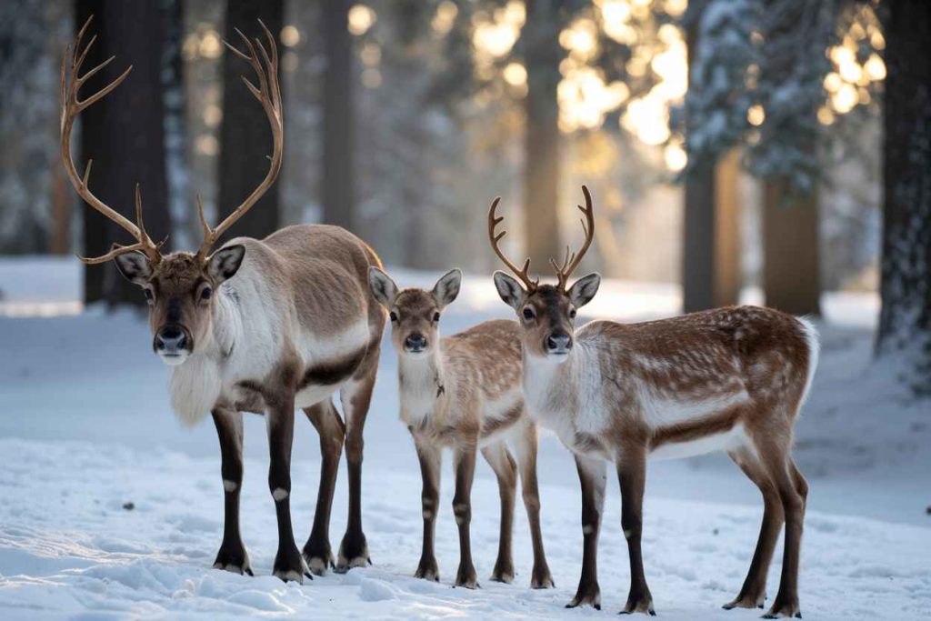 reindeer coloring pages pdf