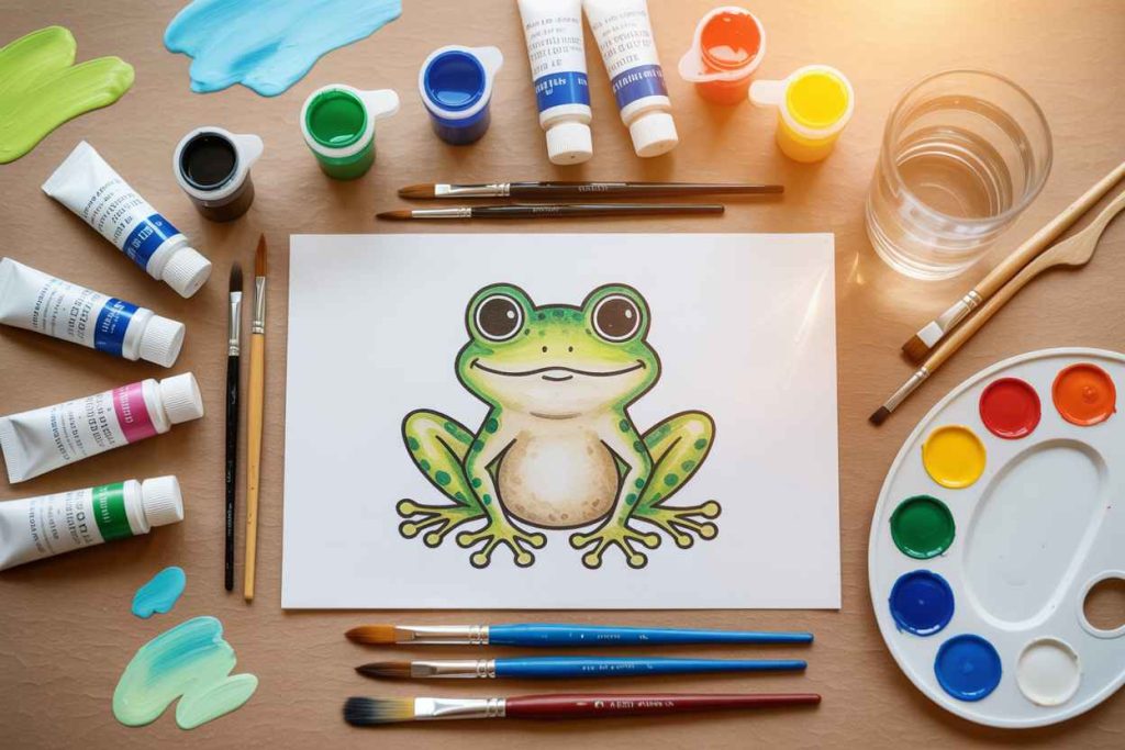 Easy Frog Painting