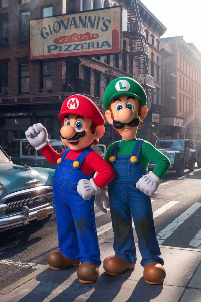 mario and luigi pictures to color online