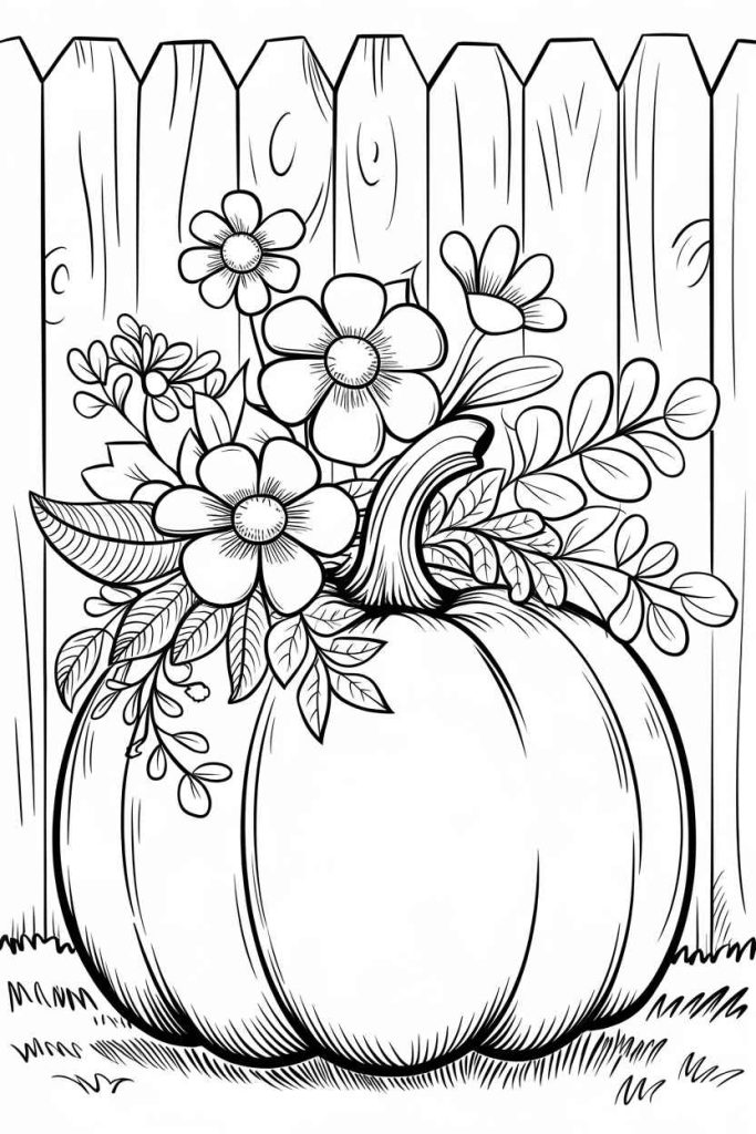 autumn coloring pages for adults free printable
