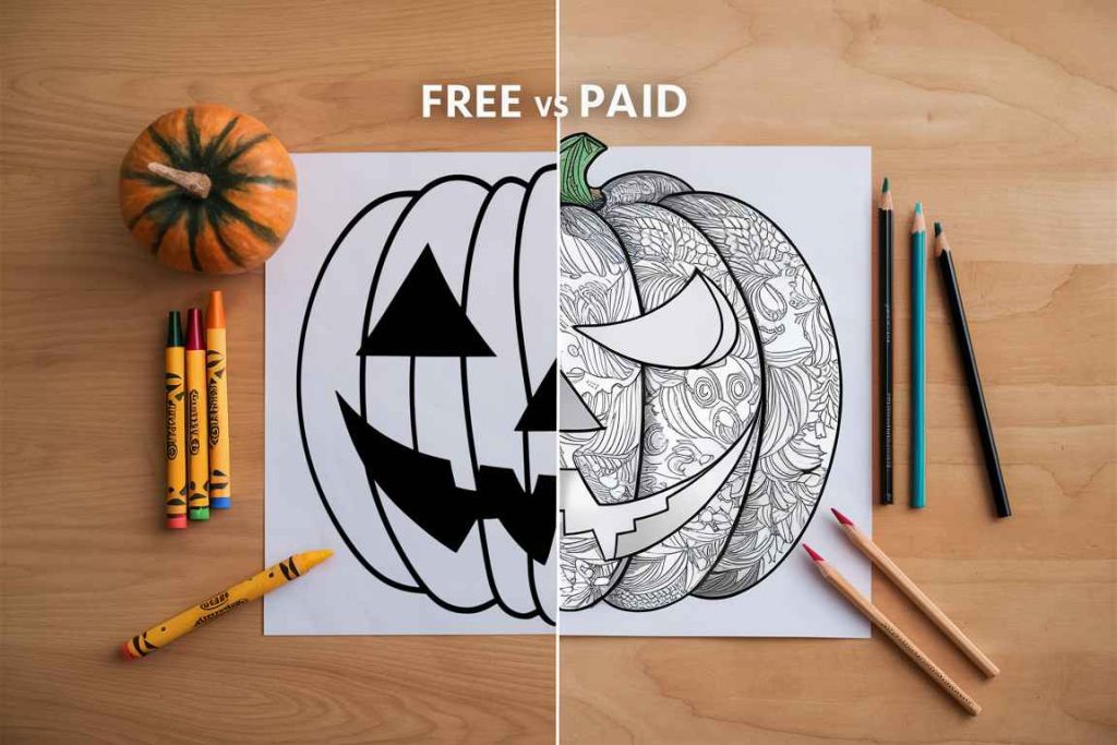 jack o lantern coloring pages