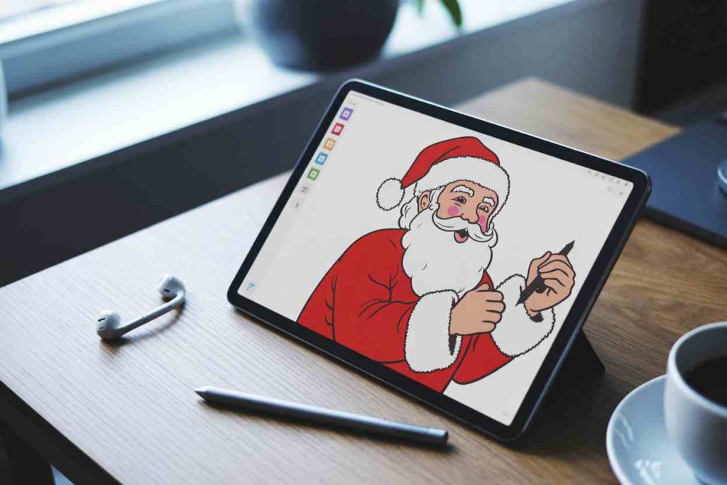 santa claus coloring pages pdf