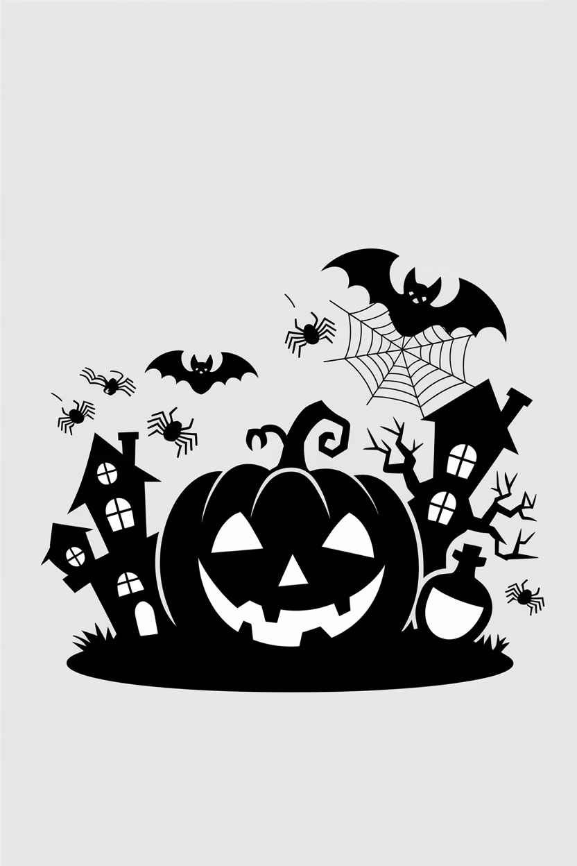 jack o lantern coloring page free