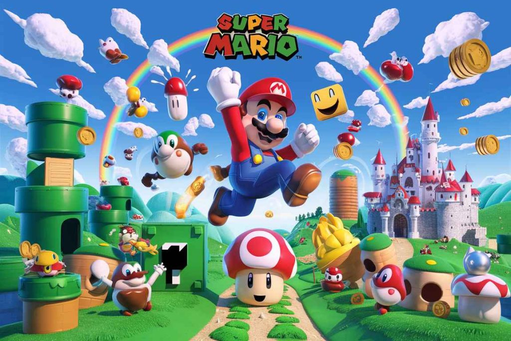 Super Mario Coloring Pages Printable