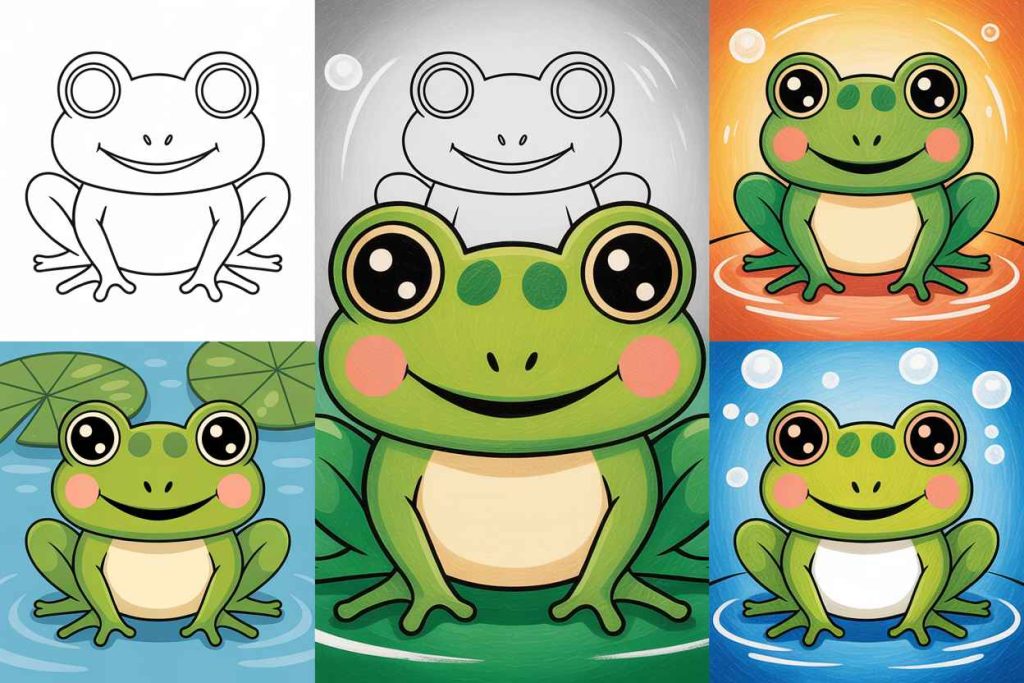 Easy Frog Painting