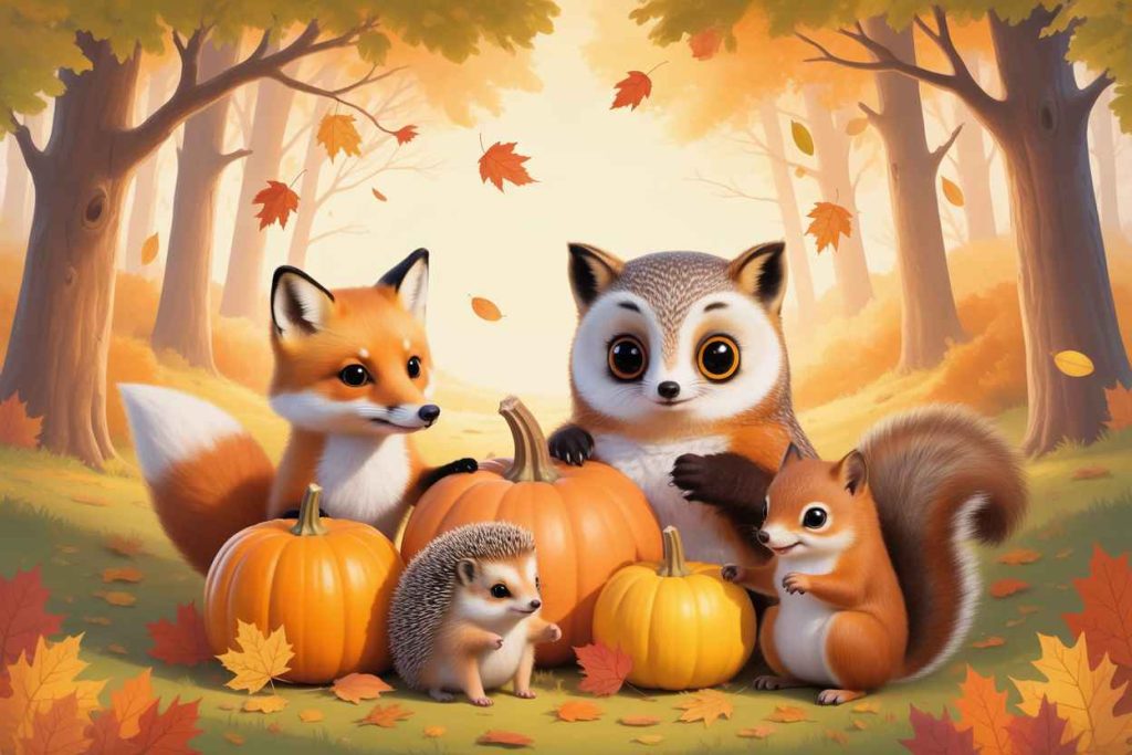 fall animal coloring pages printable