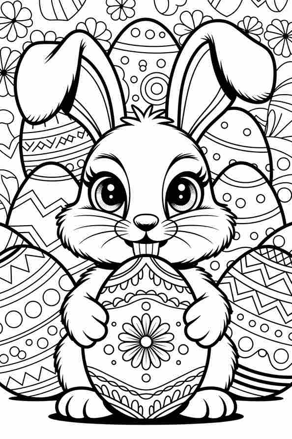 easter coloring pages for adults to print