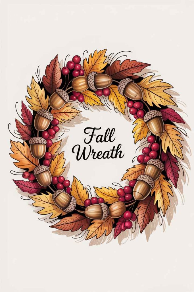 free fall coloring pages printable for kids