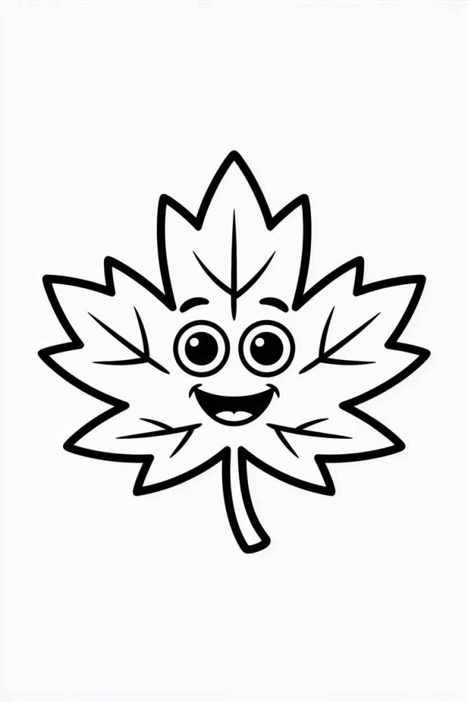 fall leaves coloring pages free printable