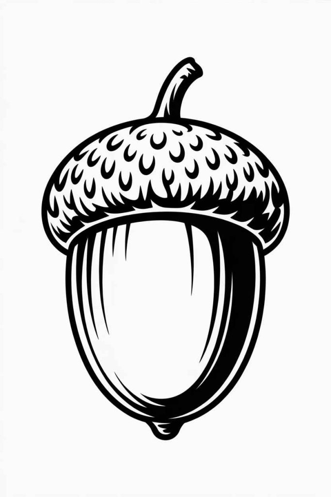 simple fall coloring pages for adults