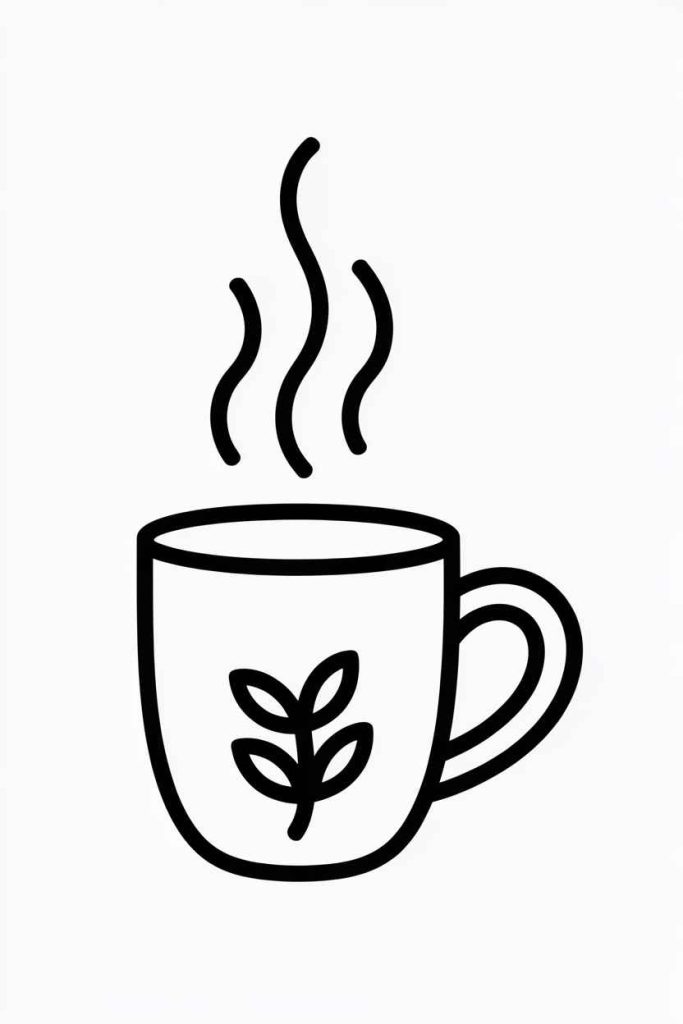 simple fall coloring pages to print