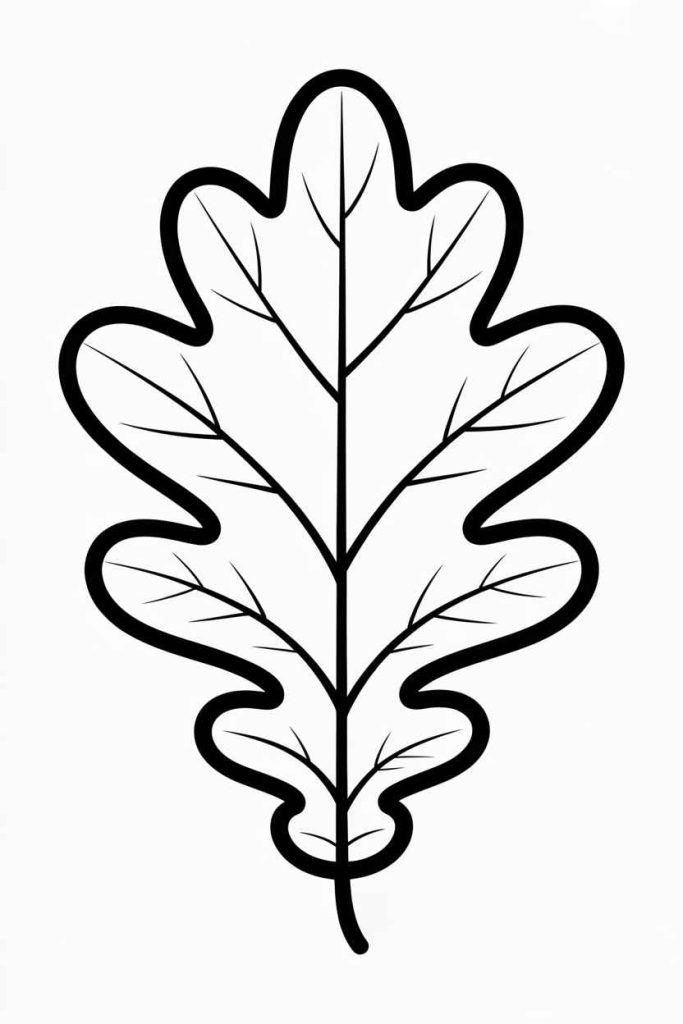 simple fall coloring pages for kids