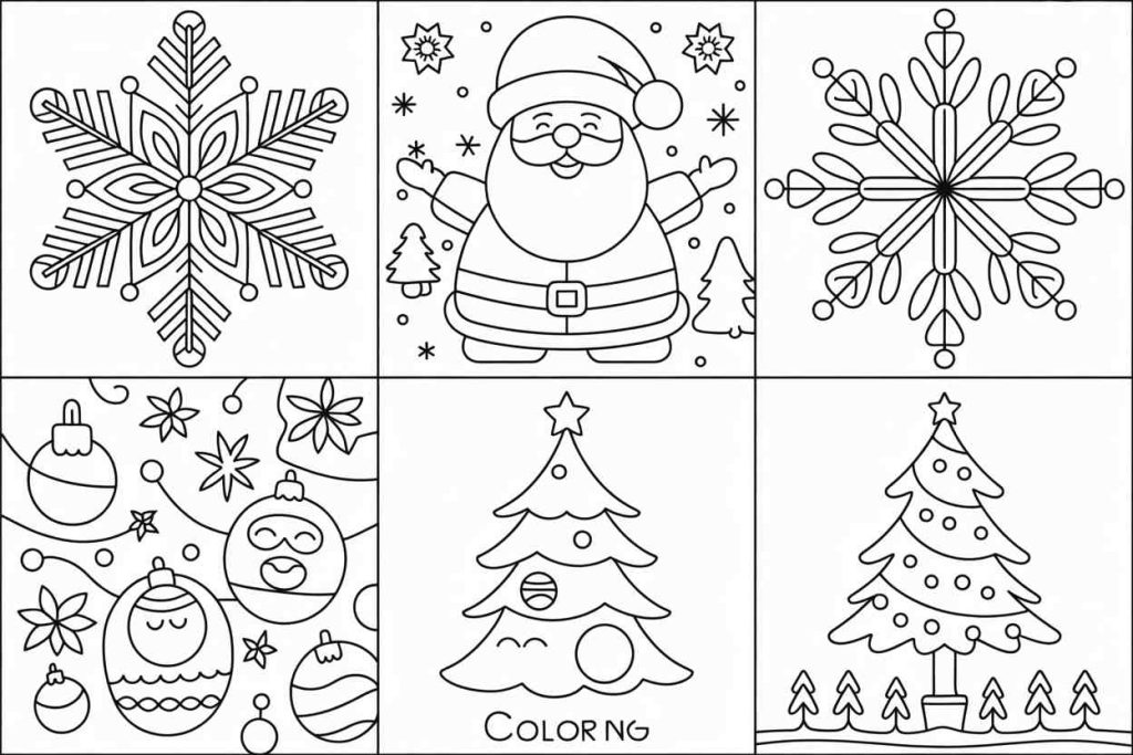 Christmas Coloring Sheets
