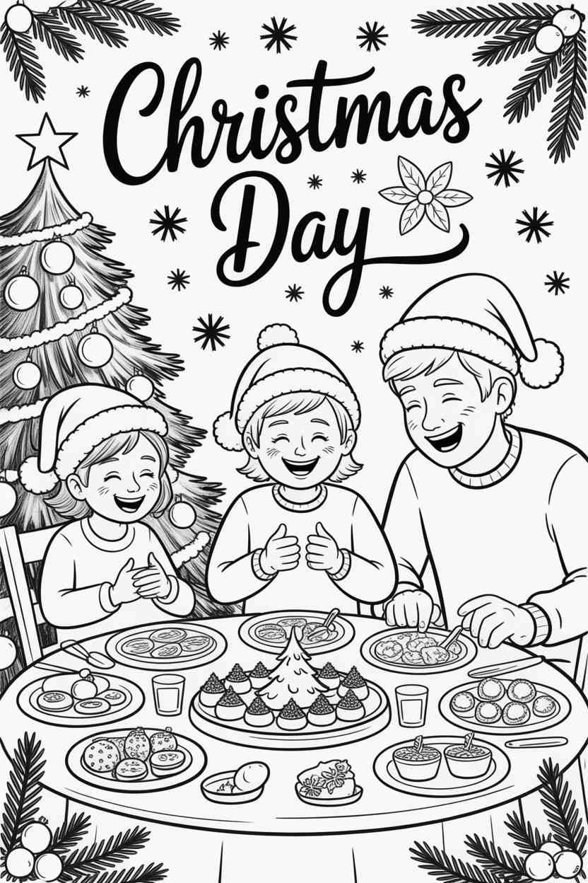 Free Printable Christmas Coloring Pages