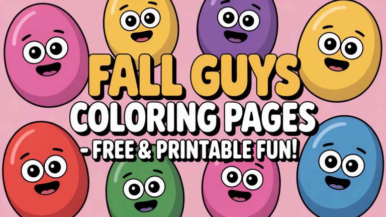 Fall Guys Coloring Pages