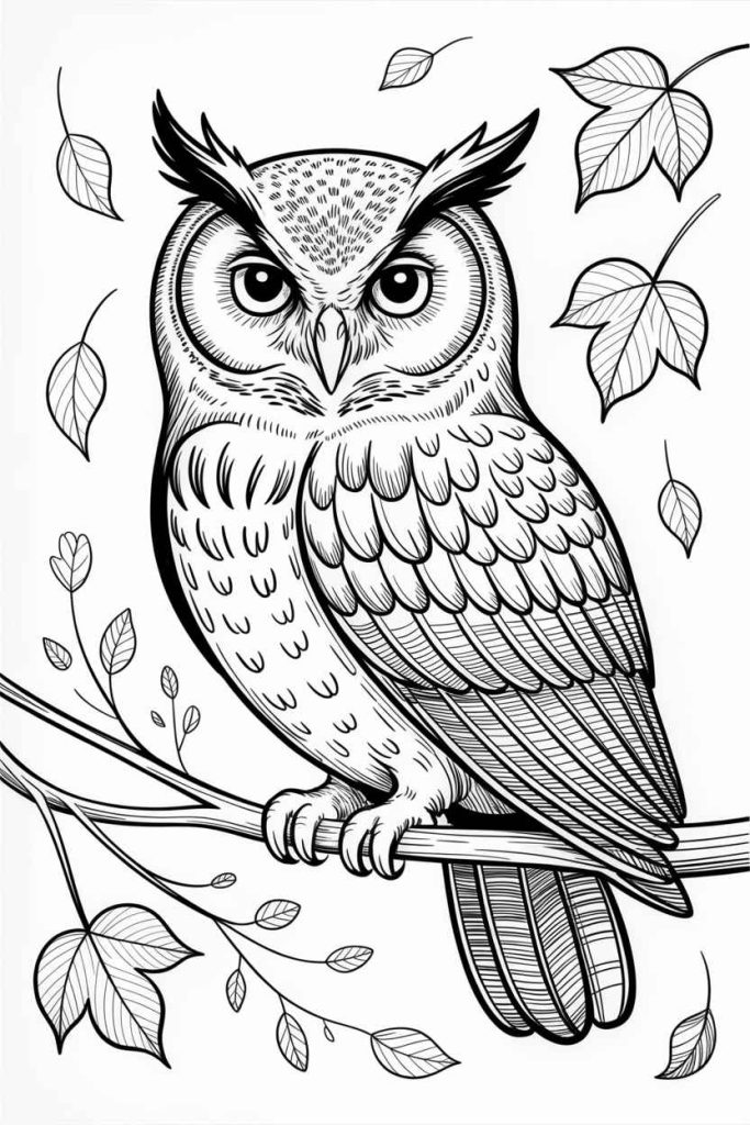 fall coloring pages for kids