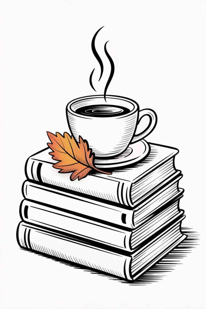 free fall coloring pages printable for kids