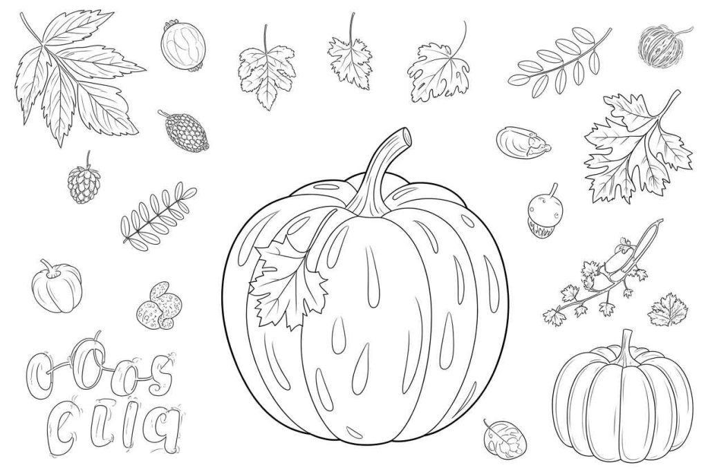 free fall coloring pages pdf