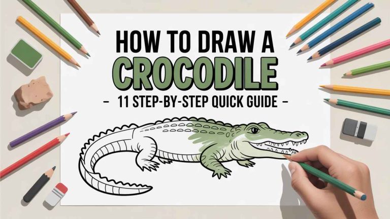 How to Draw Crocodile