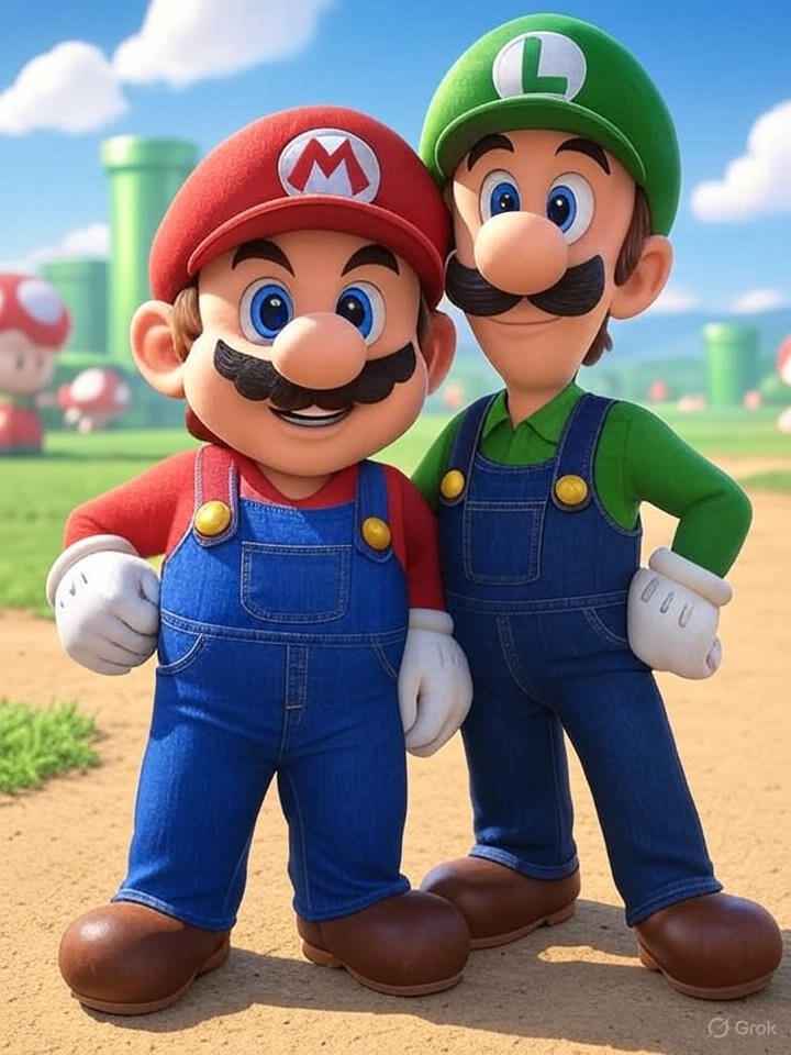 mario and luigi pictures to color for kids