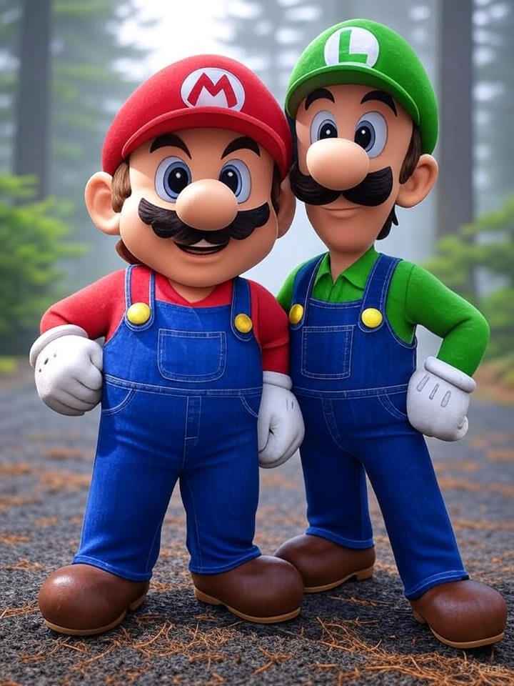 mario and luigi pictures to color and print