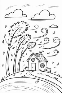 21+Coloring Wind – Free, Easy, and Fun Online Pages for Kids